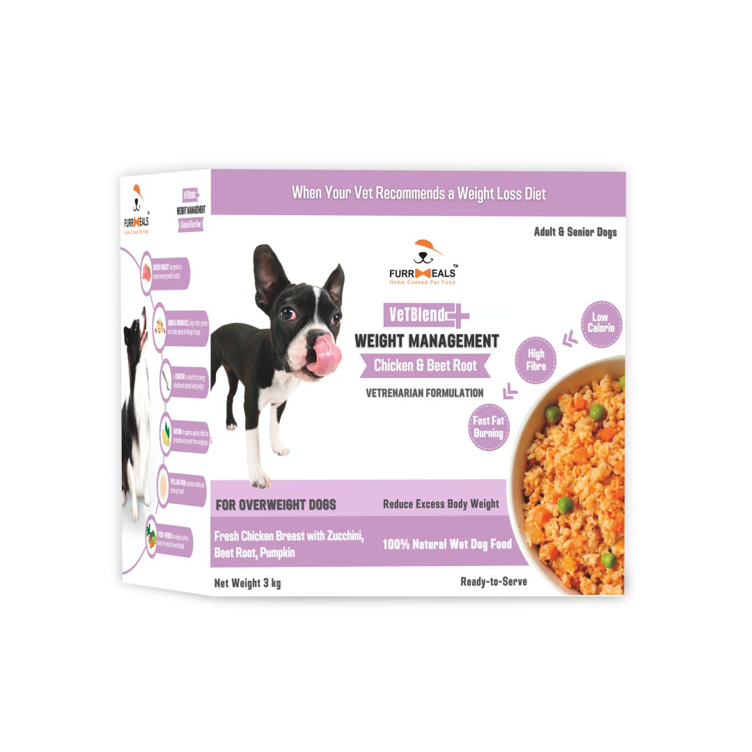 High fibre wet top dog food