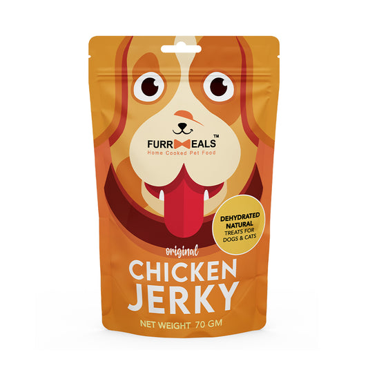 Original Chicken Jerky - Natural High Protein Treat for Dogs & Cats