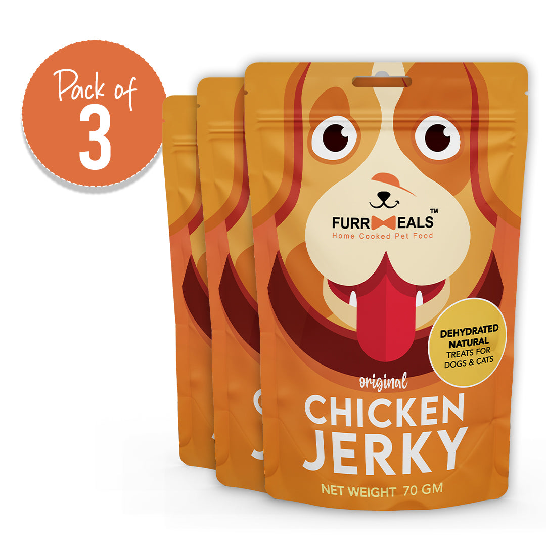 Original Chicken Jerky - Natural High Protein Treat for Dogs & Cats